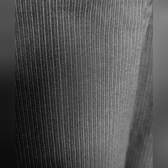 Willi Smith Womens Trousers Size 8 Kate Fit Black Pinstripe Pockets Career EUC - Picture 4 of 5